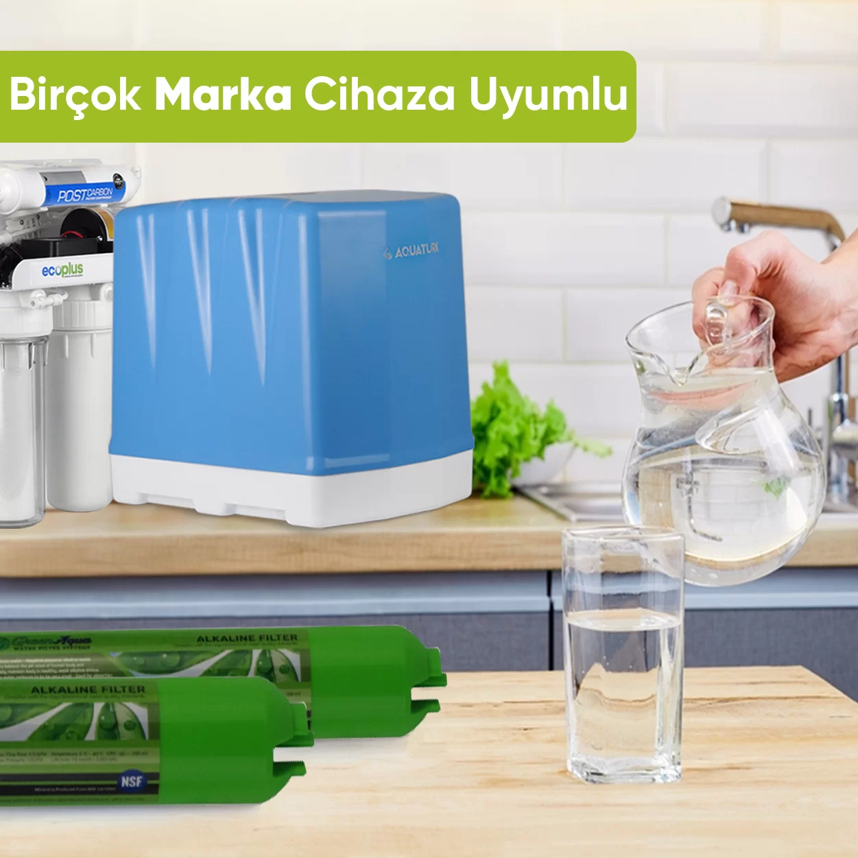 Her Markaya Uygun Su Arıtma Cihazı Filtresi
