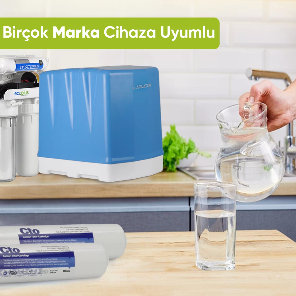 Her Markaya Uygun Su Arıtma Cihazı Filtresi