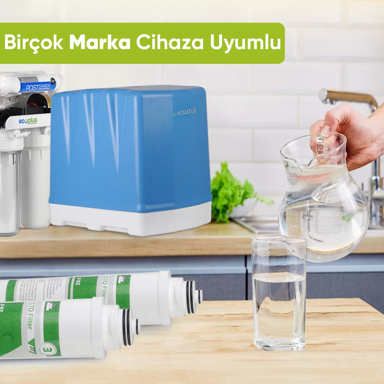 Her Markaya Uygun Su Arıtma Cihazı Filtresi